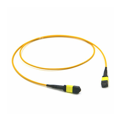 MPO Trunk Cable Female to Female Single Mode (OS2) with 12/24/48/72 Fibers and 0.35dB Max Low Loss