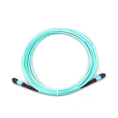 MPO-MPO Fiber Patch Cord with 40/100G Ethernet Distance 150m at 850nm and 400m at 850nm MPO Cable Assembly
